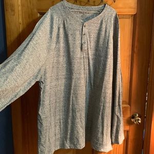 Heather Gray Henley Shirt
